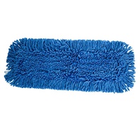 Vadrouille en microfibre bleue écologique 18 24 36 48 60 pouces Outils de nettoyage de la maison Vadrouille plate anti-poussière de remplacement pour le nettoyage des sols NO.9601