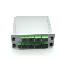 Kartu Kaset Wirenet untuk Memasukkan Splitter Optik PLC GPON FTTH Tipe LGX FC 1x16 dengan Garansi 12 Bulan