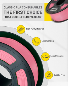 Colido 1.75mm PLA 3D máy in Filament, +/-0.02mm chính xác, phổ fdm tương thích, chân không kín 1kg ống chỉ (1-Hồng - Product Image 2