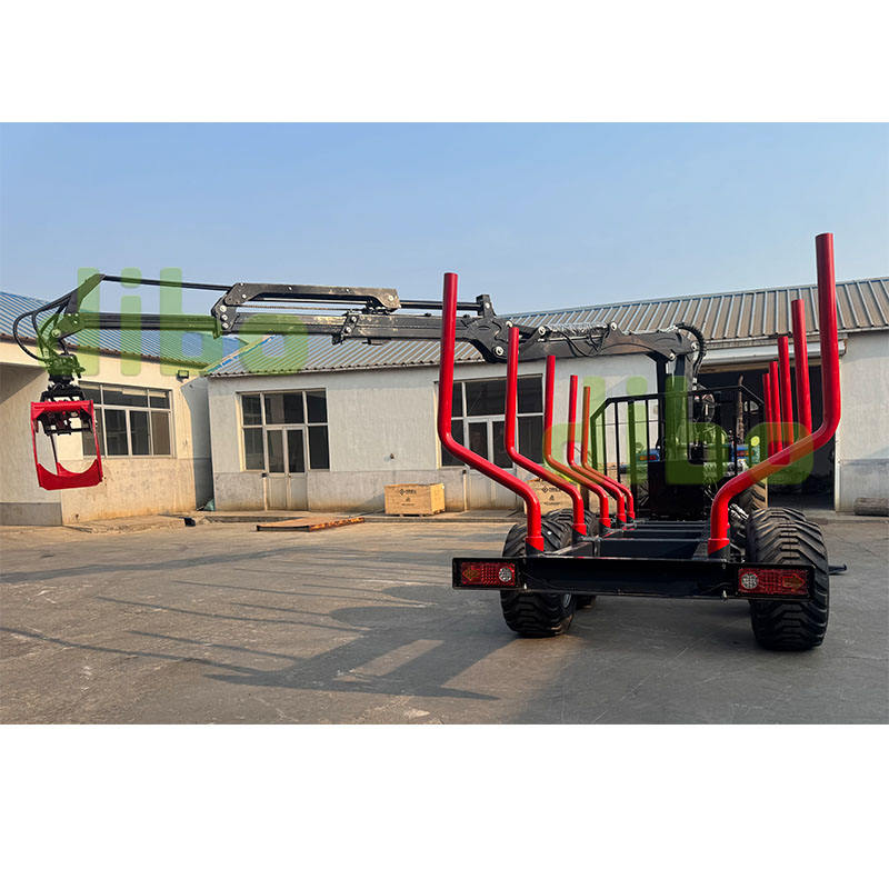 Forestry Farm Machinery Equipment Tractor Hydraulic 6.5m Wood Log ...