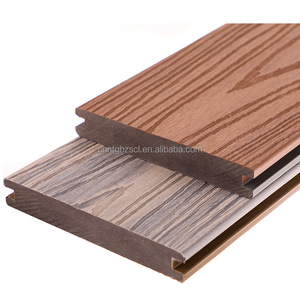 Không thấm nước chống UV WPC ngoài trời decking sàn co-đùn 3D rắn sâu dập nổi <span class=keywords><strong>composite</strong></span> decking sàn ngoài trời - Product Image 2