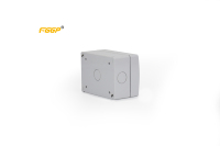 Prise murale extérieure en plastique étanche IP55 à 2 gangues, double norme britannique, 250V 13A, auto-mise à la terre, usage résidentiel avec ports USB YRL-2S