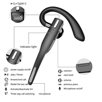 Micro-casque sans fil 525 à réduction de bruit active, mains libres, mono, pour affaires et extérieur, avec boîtier de charge