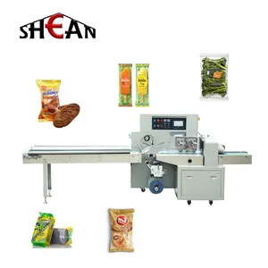 Automatic horizontal toilet soap pillow type packaging machine