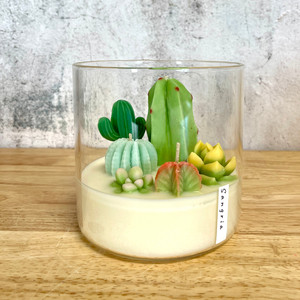 Vela <span class=keywords><strong>de</strong></span> Cera <span class=keywords><strong>de</strong></span> Soja con Aroma a Cactus y Plantas Suculentas, Maceta Decorativa Creativa para Festivales, Adorno Festivo con Fragancia para Dormitorio - Product Image 4