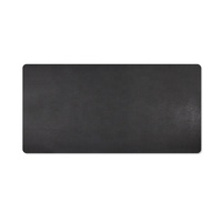 Tapis de Souris de Bureau en Cuir PU Double Face Imperméable en Similicuir Chamois, Tapis d'Écriture Ergonomique pour Gaming avec Repose-Poignet Antidérapant et Durable pour Bureau et Maison