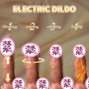 Cross-border Big Ultra-thick Large Simulation Penis Electric Telescopic <b>Vibrator</b> 10 <b>Vibration</b> Modes Heating for Female Wholesale - Product Image 5