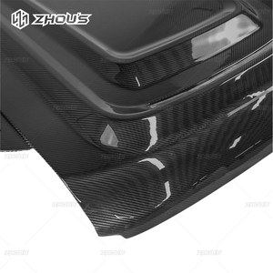 Zhous Design New Auto Parts Accesorios para exteriores de automóviles Capó de motor de fibra de carbono para New <span class=keywords><strong>Defender</strong></span> L663 90 110 Piezas - Product Image 4
