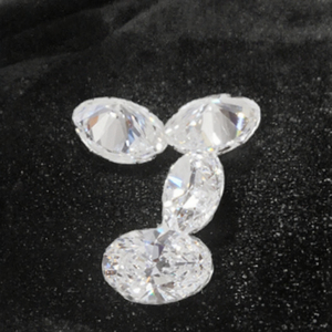 Diamants ovales HPHT CVD cultivés en laboratoire, de 0,10 à 5 carats, certifiés IGI, blancs DEF VS1 VVS2 VVS1, excellente taille pour la fabrication de bijoux - Product Image 3