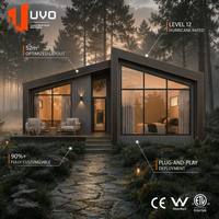 Casas Prefabricadas de Lujo UVO 52, Construcción Modular en Forma de A y Contenedor de Paquete Plano |   Cabaña de Resort y Casa Pequeña, Villa de Lujo para Uso Hotelero