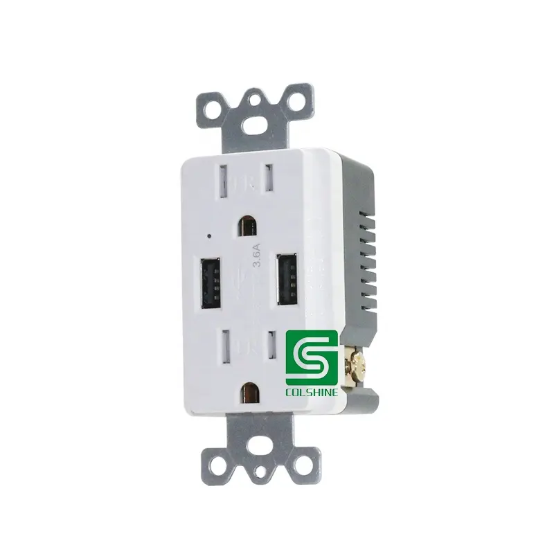 American Wall Socket USB Wall Outlet Made In China