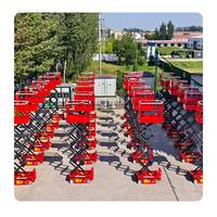 8m 10m Max Lift 20m Plate-forme d'échafaudage à ciseaux mobile électrique automotrice pour terrain accidenté