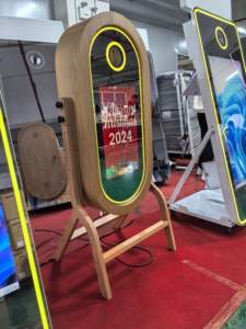 Venta al por mayor <span class=keywords><strong>Fotomaton</strong></span> Selfie Photobooth Machine Kiosk Magic Mirror Photo Booth Shell Boda o fiesta Photo Mirror Booth para la venta - Product Image 5