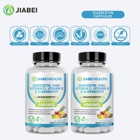 Capsules de quercétine personnalisées en usine pour adultes, favorisant la santé antioxydante et immunitaire, compléments vitaminiques OEM/ODM