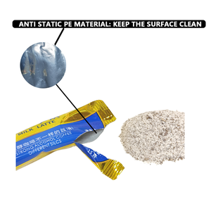Rotolo di pellicola plastica personalizzata 3 in 1 per imballaggio <span class=keywords><strong>sottovuoto</strong></span> a sigillatura laterale, bustina stick, scatola, sacchetto in alluminio puro per caffè istantaneo in polvere - Product Image 4