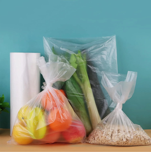 Bolsa de Plástico Transparente con Fondo Plano y Plegado Lateral para Alimentos y Productos, en Rollo, para Frutas y Verduras - Product Image 5