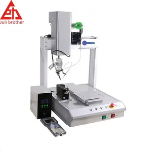 Guangdong Pcb Printplaat Desktop Soldeermachine/4 As Automatische Soldeerrobot Machine