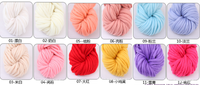 Fil épais super doux, 100 polyester, pour tricoter à la main, 10 pièces, 7mm