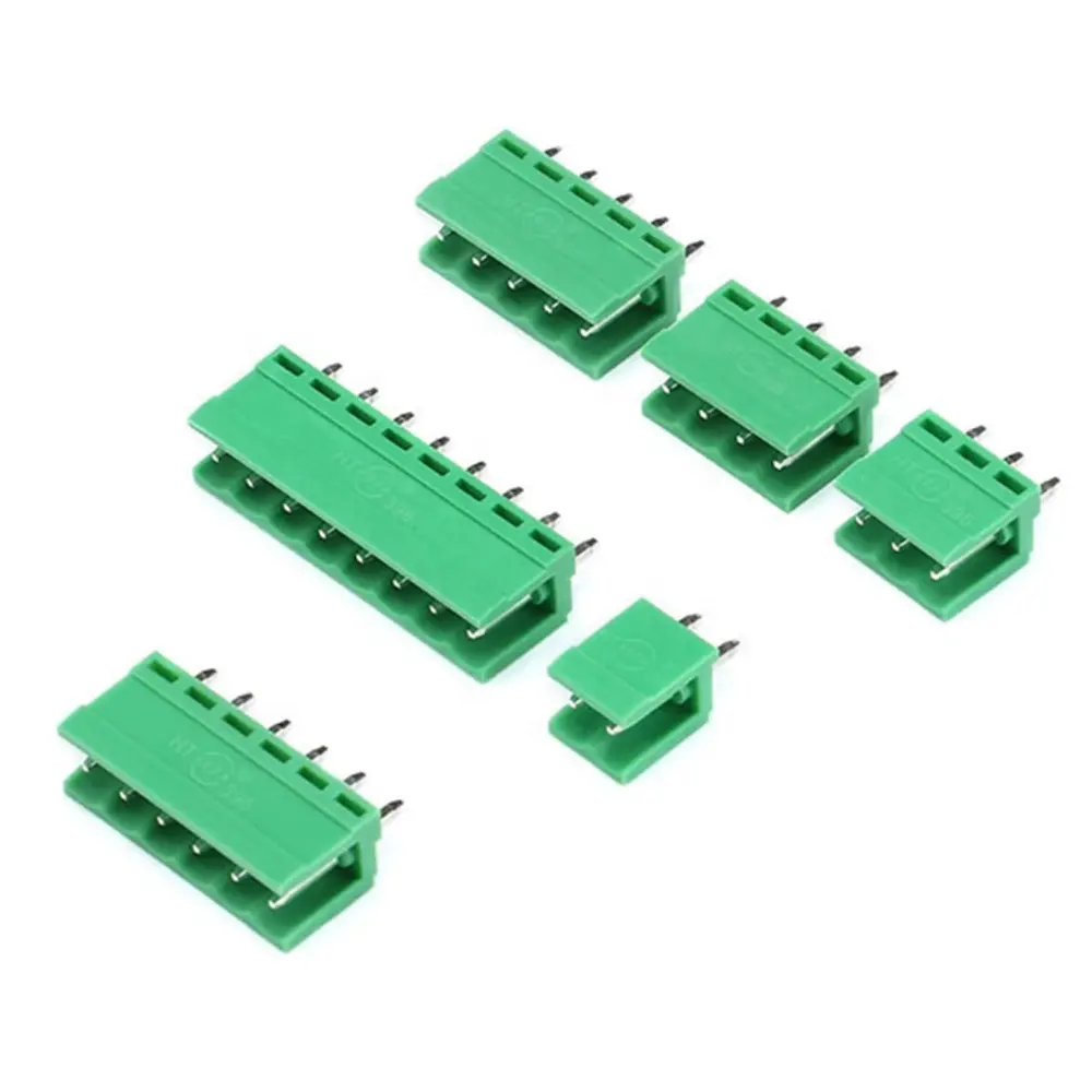 10 pièces/lot HT3.96 2 3 4 5 6 8 broches prise de borne à aiguille droite 300V 10A 3.96mm pas PCB connecteur bornier à vis