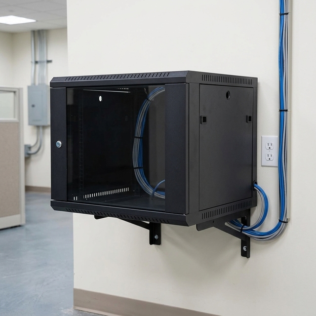 19 Inch Cheap Soundproof Open Frame Small Data Center Box Server Rack 4u 6u 9u 12u 15u Wall Mount Network Cabinet Price for Sale