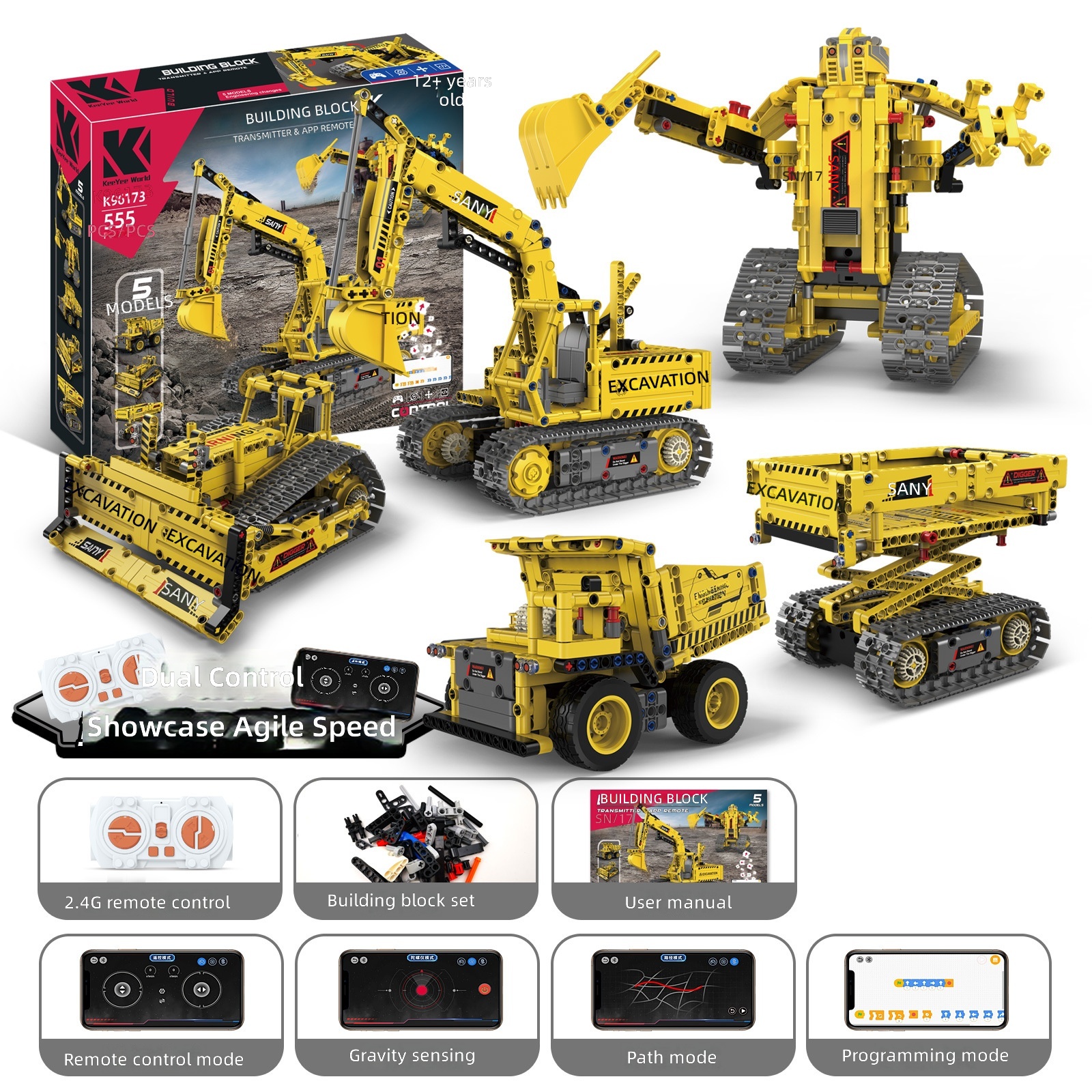 Five-change programming excavator-k96173