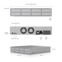 Centro de Almacenamiento de Datos NAS UNAS-Pro-8 de 8 Discos, 10G, Protección RAID, USB, UniFi Drive