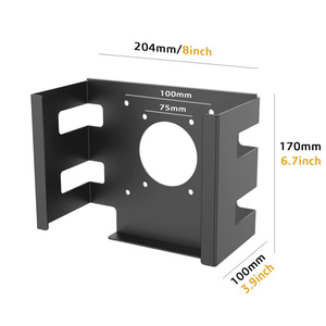 Soporte Metálico de Almacenamiento para Mac Mini <span class=keywords><strong>M4</strong></span>, Soporte Metálico para Debajo del Escritorio, Soporte de Pared para Macbook Studio - Product Image 2