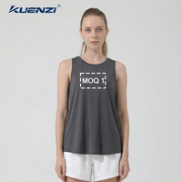 Camiseta sin Mangas Kuenzi Personalizada con Logotipo, 100% Algodón, 230GSM, Cuello Redondo, Talla Grande para Mujer