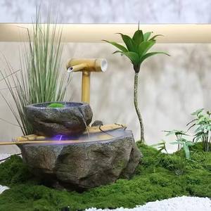 Arrangement de fleurs de simulation de mousse verte artificielle pour Noël Pâques Nouvel An Célébration <span class=keywords><strong>Faux</strong></span> Matériel Affichage de fleurs - Product Image 4