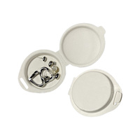 Emballage de bijoux Emballage de boîte de poudre cosmétique 100% boîte biodégradable Boîte d'emballage de pulpe