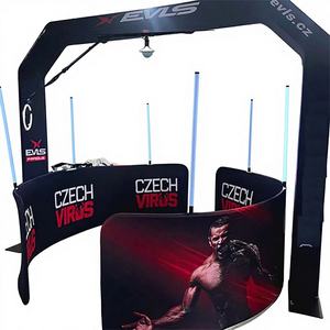 Plataforma Giratoria para Fotos de 360 Grados, con 24 Luces LED, Control Remoto, Compatible con Cámara/iPad/SLR/Smartphones, Capacidad para 7-15 Personas - Product Image 1