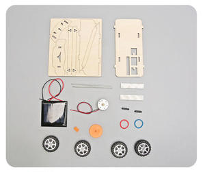 ชุดประกอบรถไม้พลังงานแสงอาทิตย์ OKYN-V223 ของเล่นวิทยาศาสตร์ STEM สำหรับการทดลองและการศึกษา เหมาะสำหรับโครงการแข่งขัน STEM ของโรงเรียน - Product Image 2
