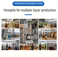 Tube conique en cuivre pur rouge poli sur mesure, avec raccord sanitaire Tri-Clamp, pour pièces de chaudière de distillerie