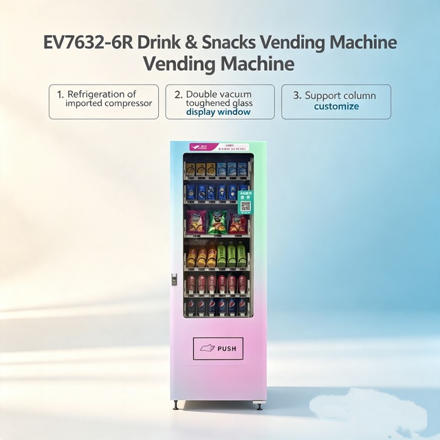 Excellent Quality Small Vending Machine for Drink and Snack with QR Code
