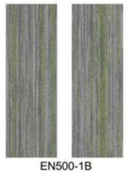 Dalles de moquette à poils ras 25x50 avec support PVC, anti-taches PET, antistatiques, pour projets, bureaux et salles de personnel