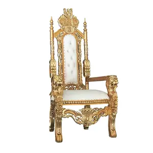 Антикварные свадебные престольные стулья King оптом