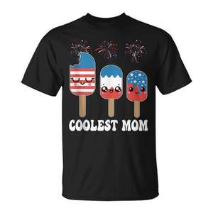 Camiseta sin mangas con la bandera de EE. UU. para el 4 de julio, el día más fresco del verano, para mamá, promocional - Product Image 1