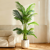 Arbre artificiel réaliste en plastique écologique de haute qualité, à poser au sol, avec feuilles au toucher naturel, pour salon, bureau, intérieur, extérieur, maison