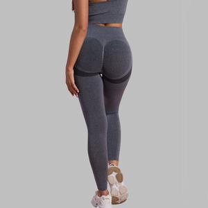 Leggings de Yoga sin Costuras para Mujer al por Mayor, Leggings Deportivos con Efecto <span class=keywords><strong>Push</strong></span>-<span class=keywords><strong>Up</strong></span> y Cintura Alta para Gimnasio - Product Image 3