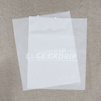 Sac Zippé Givré Personnalisé Vente Chaude pour T-shirts Imprimés avec Logo – Sacs d'Emballage Plastique Givrés à Fermeture Éclair pour Vêtements