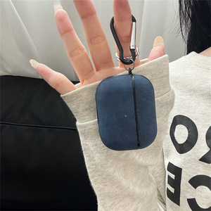Étui simple en cuir PU effet agneau pour Apple Airpods 1 2 3 4 Pro 2, housse pour écouteurs sans fil, boîte de charge pour Airpods Pro 3 - Product Image 4