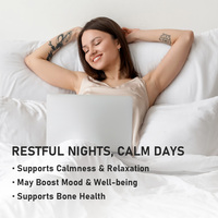 Capsules de magnésium glycinate 420 mg à haute puissance pour la relaxation musculaire et le soutien du sommeil, favorisant la santé digestive