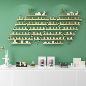 Estante Triangular Metálico de Pared para Exhibición en Comercios, Organizador de Clavos para Supermercados y Tiendas de Belleza - Product Image 1