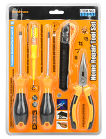 Outils de quincaillerie, tournevis universel multi-usages, jeu de tournevis manuel isolé 5 pièces
