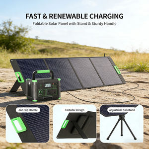 Kit de Paneles Solares Plegables de 200W con 23.5% de Eficiencia, Resistentes al Agua IP65, para Emergencias, Cortes de Energía y Desastres, Ideal para RV y Exteriores - Product Image 4