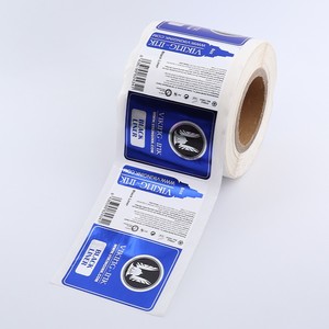 Custom Adhesive Roll Security Label for Food Jars Tamper Proof <strong>Seal</strong> Tag <strong>on</strong> <strong>Vinyl</strong> for Pet Food Snacks Pizza Olive Oil - Product Image 4