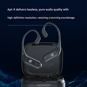 Module sans fil Qualcomm Bluetooth 5.4 Earhook <span class=keywords><strong>KZ</strong></span> <span class=keywords><strong>AZ09</strong></span> Pro avec adaptateur C Pin 0.75 0.78mm pour écouteurs HiFi IEM <span class=keywords><strong>KZ</strong></span> ZS10 Pro ZSN Pro - Product Image 3