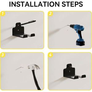 Cheap Garage Organization Grass Trimmer <b>Tool</b> Rack Weed Eater Wacker <b>Hooks</b> Hanger Garden Garage Power <b>Tool</b> Organizer Wall Mount - Product Image 5