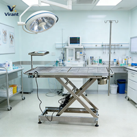 Équipement chirurgical vétérinaire, table chirurgicale électrique en acier inoxydable 304, table d'examen vétérinaire, table d'opération, pas cher