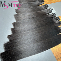 Cabello Humano Vietnamita Virgen SDD Liso Natural de 8 a 30 Pulgadas, Doble Trama Superior, Color Negro, Proveedor de Cabello Humano, Paquetes de Cabello Humano